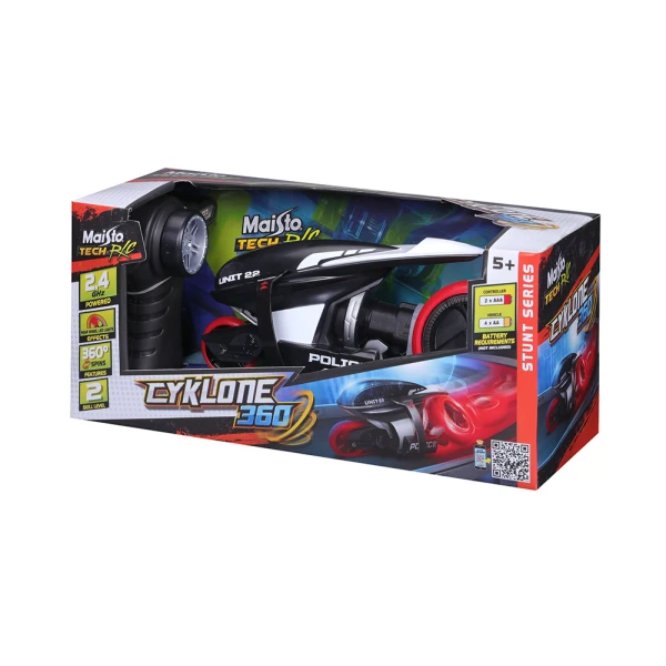 MAISTO TECH NEW VERSION ΤΗΛΕΚΑΤΕΥΘΥΝΟΜΕΝΗ ΜΟΤΟΣΥΚΛΕΤΑ CYCLONE 360 2.4GHz 