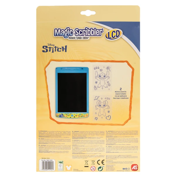 AS LCD WRITE & ERASE STITCH FOR AGES 3+