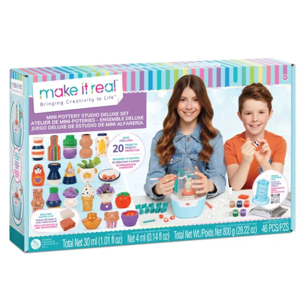MAKE IT REAL - MINI STUDIO ΚΕΡΑΜΙΚΗΣ DELUXE ΣΕΤ