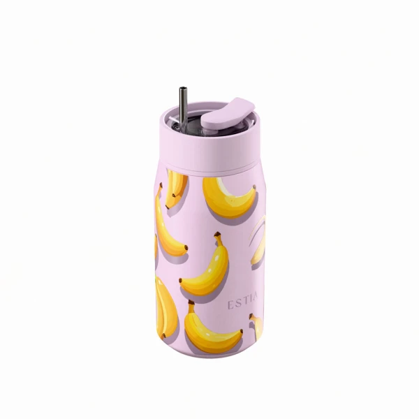 ESTIA HOME ART ΘΕΡΜΟΣ LENS SAVE THE AEGEAN 360ml BANANA MOOD