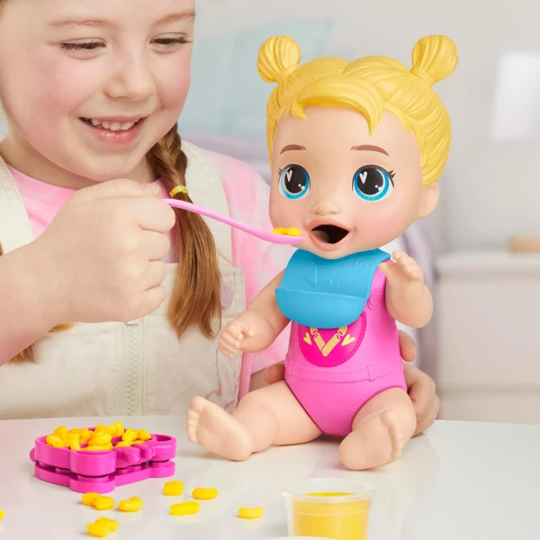 BABY ALIVE DOLL BLONDE BABY HARPER - DINNERTIME CREATIONS