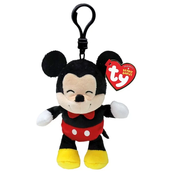 TY BEANIE BABIES DISNEY ΧΝΟΥΔΩΤΟ 8.5 εκ. ΜΕ ΚΛΙΠ - MICKEY MOUSE