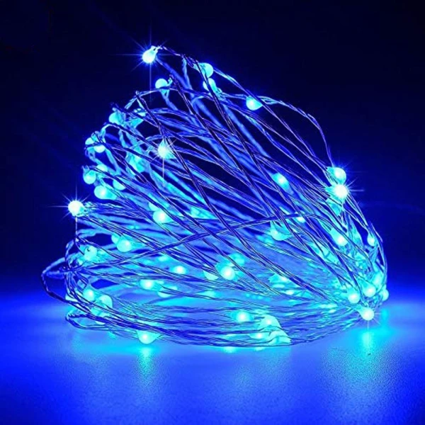 ΦΩΤΑΚΙΑ 100 MICROLED ΑΣΗΜΙ ΜΠΛΕ 8 ΠΡΟΓΡΑΜΜΑΤΑ 5 ΜΕΤΡΑ ΕΣΩΤΕΡΙΚΟΥ ΚΑΙ ΕΞΩΤΕΡΙΚΟΥ ΧΩΡΟΥ