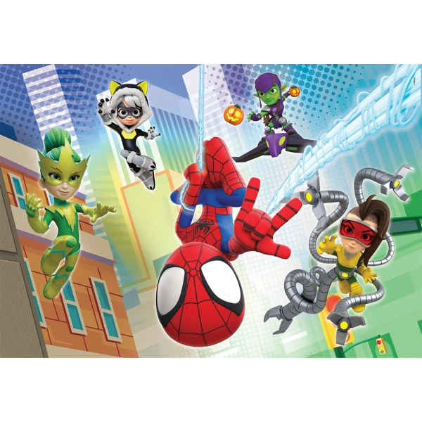 CLEMENTONI ΠΑΙΔΙΚΟ ΠΑΖΛ SUPER COLOR MARVEL SPIDEY ΚΑΙ ΟΙ ΑΠΙΘΑΝΟΙ ΦΙΛΟΙ ΤΟΥ 2X60 τμχ