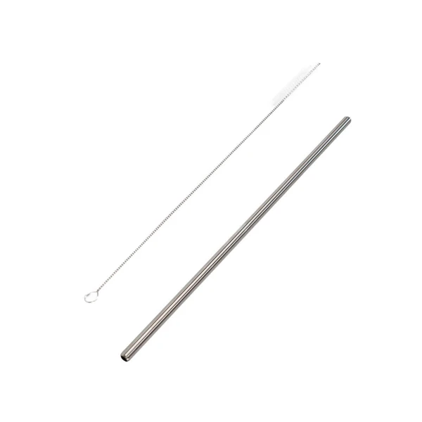 ESTIA HOME ART ΑΝΟΞΕΙΔΩΤΟ ΚΑΛΑΜΑΚΙ & ΒΟΥΡΤΣΑΚΙ ΓΙΑ STRAW TUMBLER 1200ml