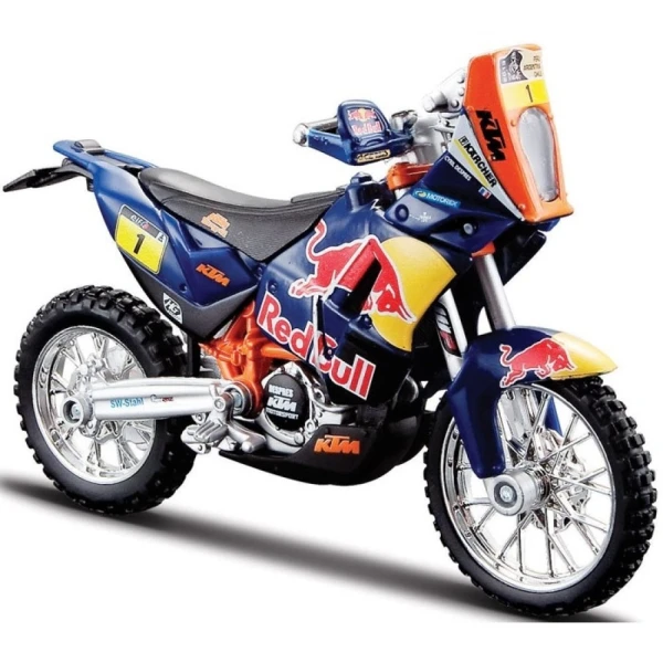 BBURAGO MOTORCYCLE 1:18 RED BULL KTM RACING - 3 ΣΧΕΔΙΑ