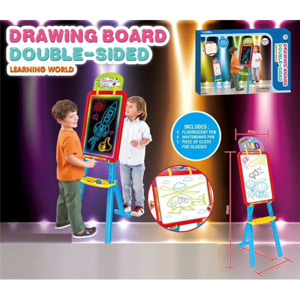 BLUE LED DOUBLE SIDE EASEL