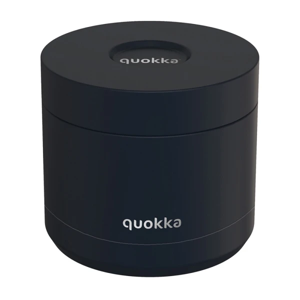 QUOKKA STAINLESS STEEL ΔΟΧΕΙΟ ΦΑΓΗΤΟΥ 600ml WHIM - BLACK