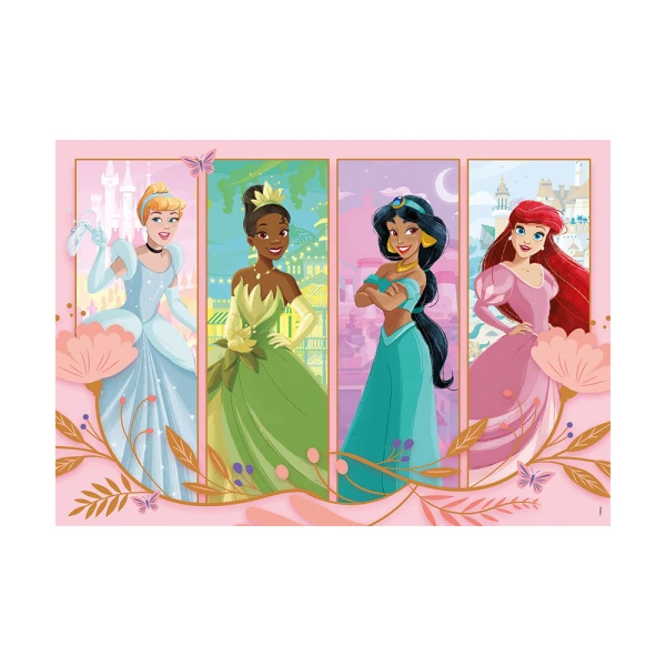 CLEMENTONI KIDS PUZZLE SUPER COLOR PRINCESS  2X60 PCS