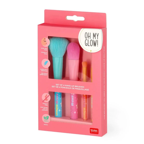 LEGAMI OH MY GLOW -ΣΕΤ 4 ΠΙΝΕΛΑ MAKEUP - DAISY