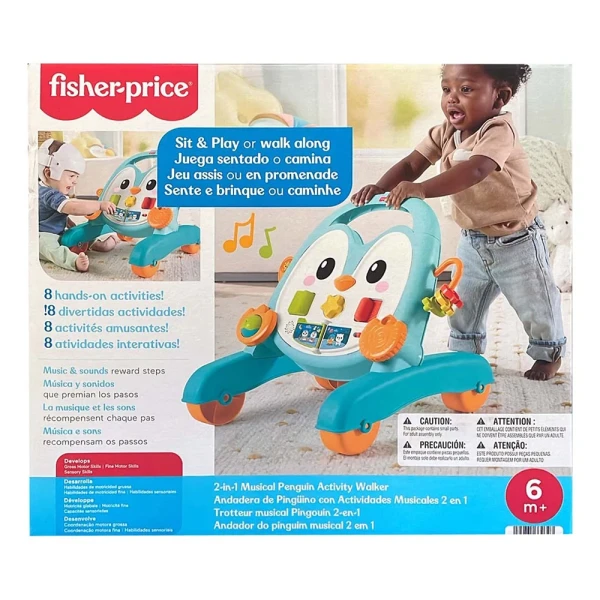 FISHER PRICE ΜΟΥΣΙΚΗ ΣΤΡΑΤΑ ΠΙΓΚΟΥΙΝΟΣ 2 ΣΕ 1
