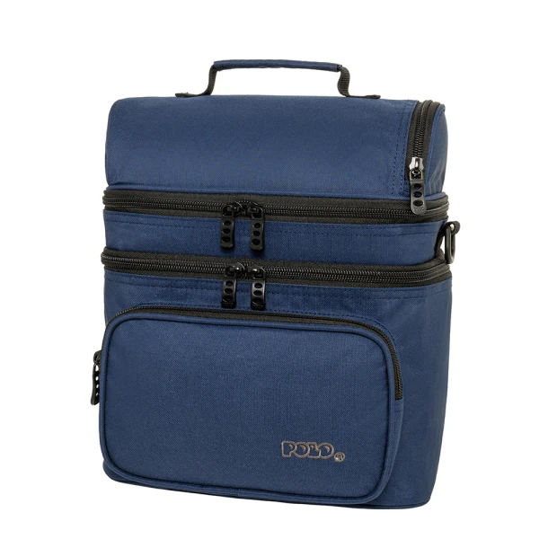 POLO 2026 ΤΣΑΝΤΑΚΙ ΦΑΓΗΤΟΥ DOUBLE COOLER ΜΠΛΕ ΝΥΧΤΑΣ