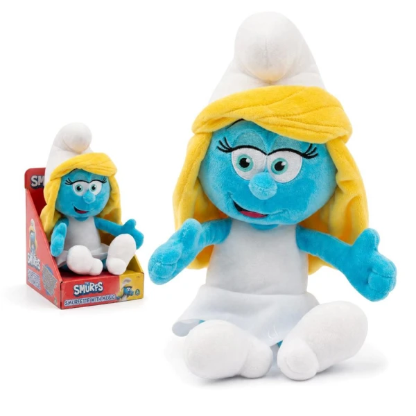 SMURFS PLUSH WITH MUSIC 30 cm SMURFETTE