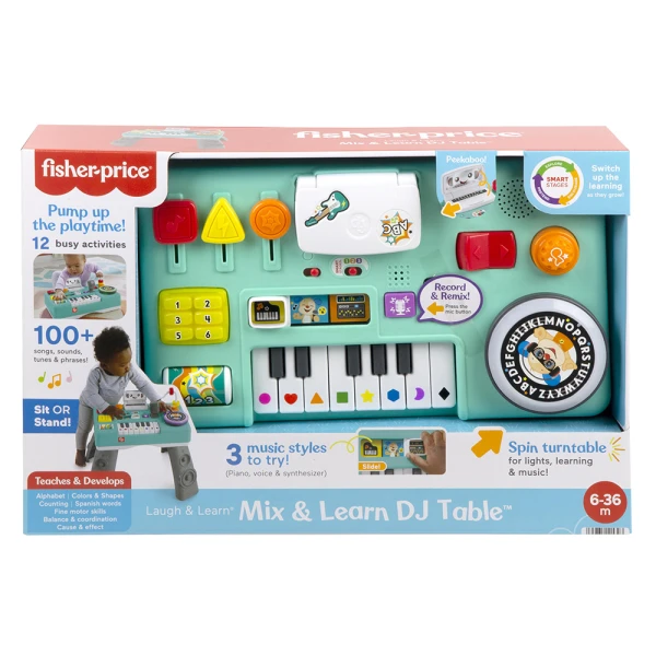PRICE FISHER EDUCATIONAL DJ CONSOLE WITH LIGHTS AND SOUNDS