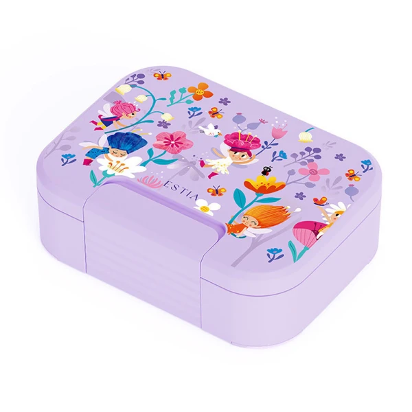 LUNCH BOX SAVE THE AEGEAN 750ml 2 STAINLESS STEEL REMOVABLE COMPARTMENTS FAIRY TALES