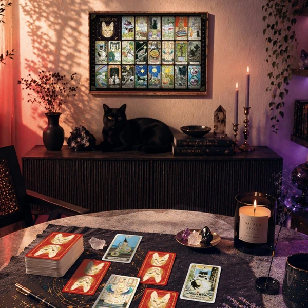 LISCIANI PUZZLE 500 pcs AND TAROT CARDS CATS
