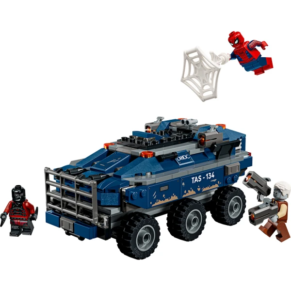 LEGO® MARVEL ΚΑΤΑΔΙΩΞΗ ΜΕ ΤΟ ΟΧΗΜΑ ΜΕΤΑΓΩΓΗΣ ΚΡΑΤΟΥΜΕΝΩΝ ΤΟΥ SPIDER-MAN