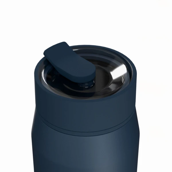 ESTIA HOME ART ΘΕΡΜΟΣ LENS SAVE THE AEGEAN 360ml INDIGO