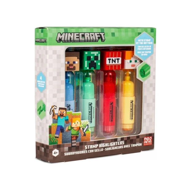 ΣΕΤ 4 ΥΠΟΓΡΑΜΜΙΣΤΕΣ ΜΕ ΣΦΡΑΓΙΔΑ MINECRAFT