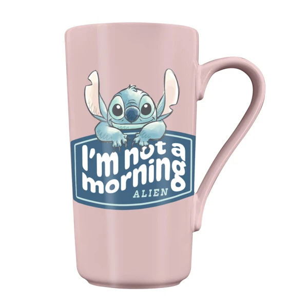 LILO AND STITCH I\'M NOT A MORNING ALIEN GRANDE MUG