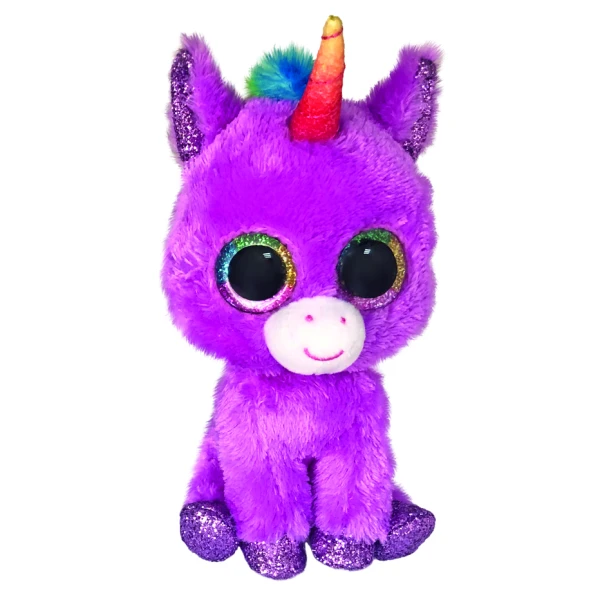 TY BEANIE BOOS ROSETTE ΧΝΟΥΔΩΤΟ ΚΛΙΠ ΜΟΝΟΚΕΡΟΣ ΜΩΒ 15ΕΚ