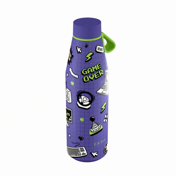 ESTIA HOME ART THERMAL FLASK FLOW SAVE THE AEGEAN 500ml GAME OVER