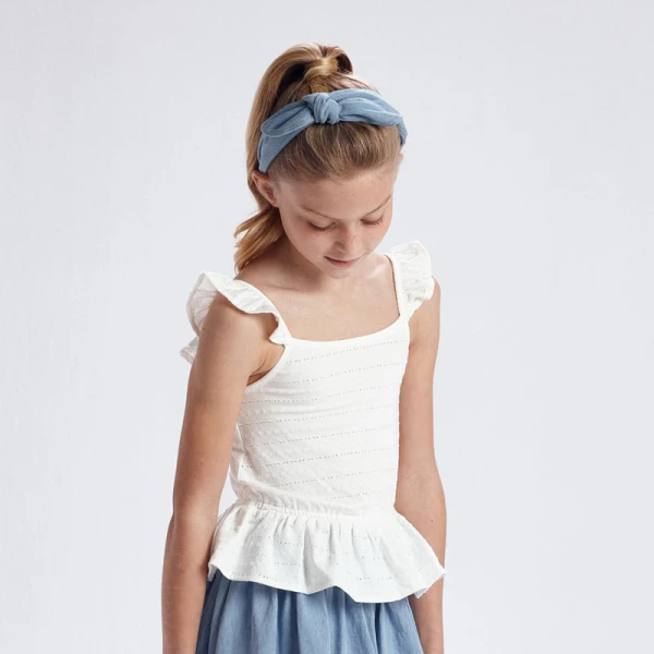 MAYORAL BRACES BLOUSE ECRU