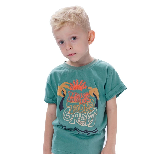 ENERGIERS BOY\'S BLOUSE DESSERT GREEN
