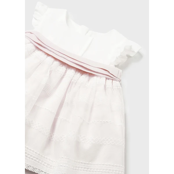 MAYORAL DRESS COMBINED PINK
