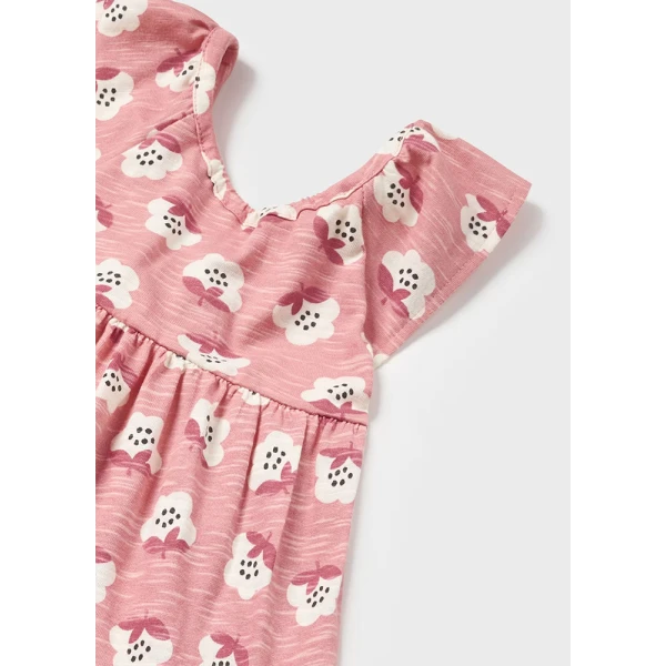 MAYORAL DRESS PRINTED HEADBAND PINK FUCHSIA