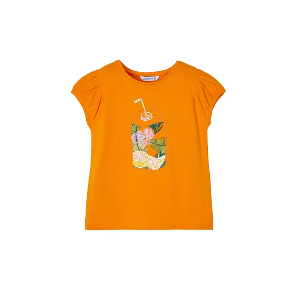 MAYORAL SHORT SLEEVES BLOUSE PUMPKIN