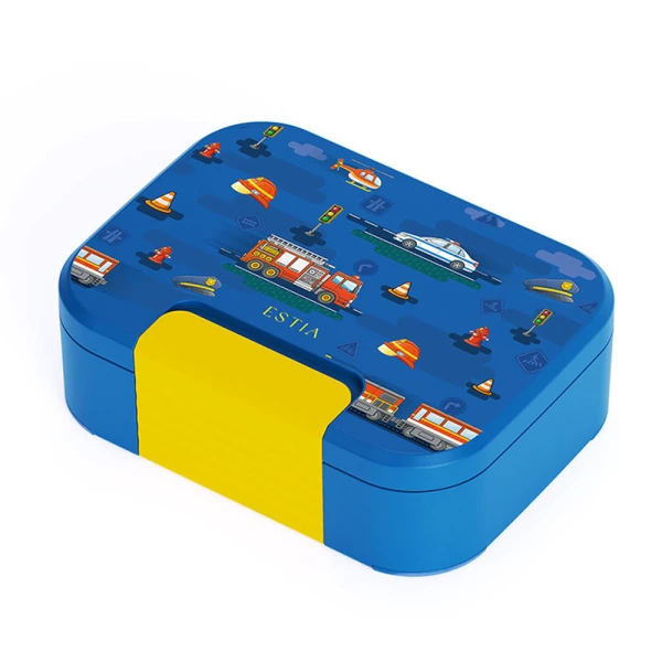 LUNCH BOX SAVE THE AEGEAN 750ml 2 REMOVABLE COMPARTMENTS CITY HEROES