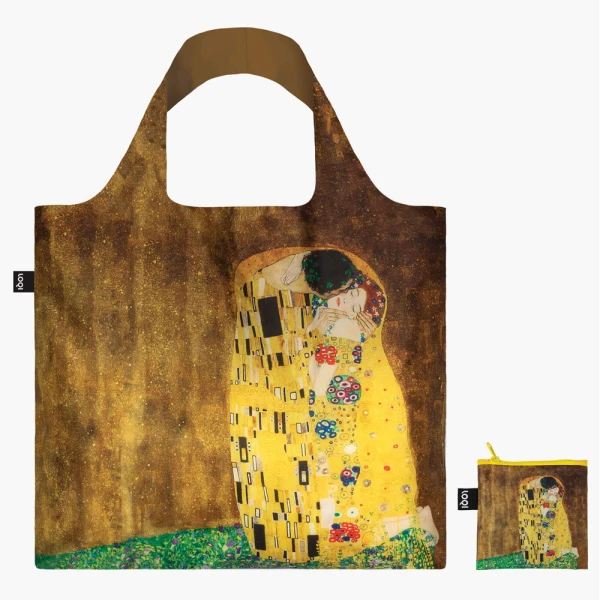LOQI ΤΣΑΝΤΑ TOTE ΑΝΑΚΥΚΛΩΜΕΝΗ - GUSTAV KLIMT THE KISS