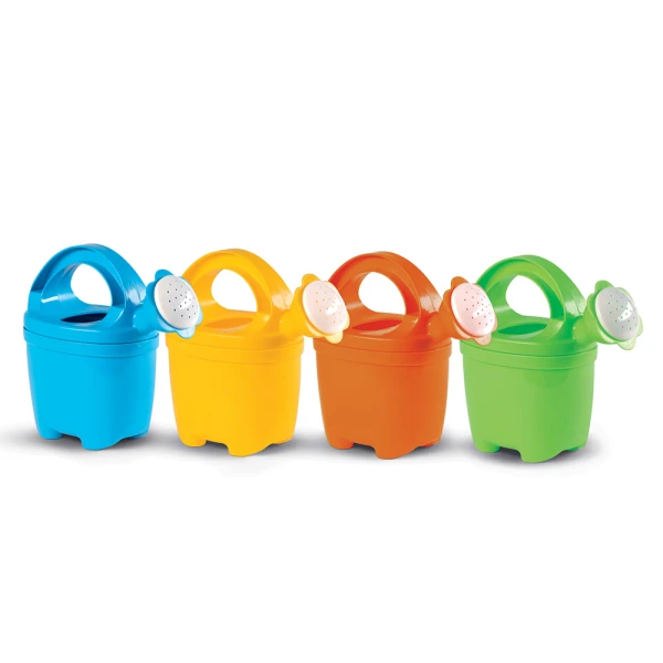 PLASTIC WATERING CAN FOR BEACH - ORANGE GREEN YELLOW BLUE