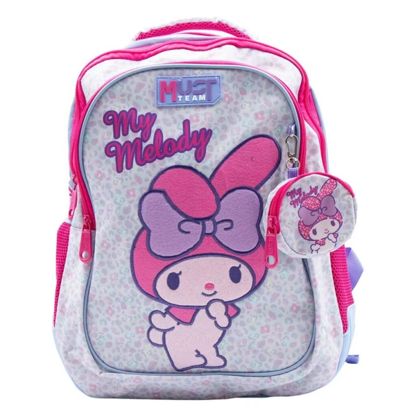 MUST TEAM ΤΣΑΝΤΑ ΠΛΑΤΗΣ 32X18X43 εκ. ΜΕ 3 ΘΗΚΕΣ - MY MELODY