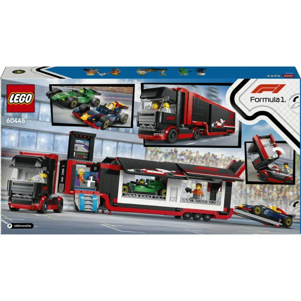 LEGO® CITY ΦΟΡΤΗΓΟ F1® ΜΕ ΑΥΤΟΚΙΝΗΤΑ RB20 & AMR24 F1®