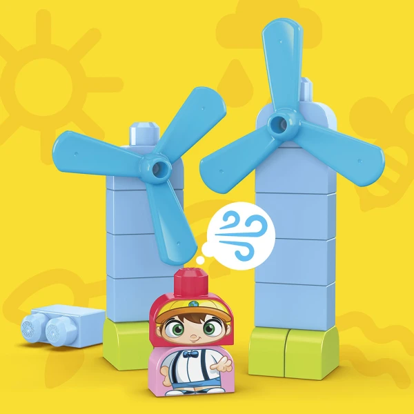 MEGA BLOKS BUILD & LEARN ΟΙΚΟΛΟΓΙΚΟ ΣΠΙΤΙ 92 τεμ.