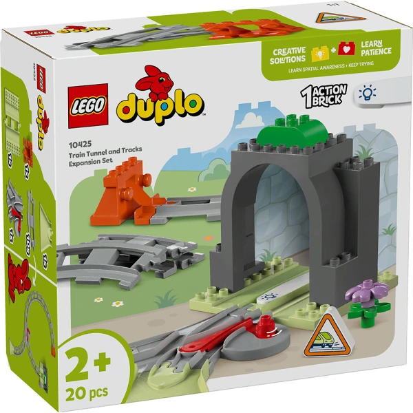LEGO® DUPLO® TOWN ΣΕΤ ΕΠΕΚΤΑΣΗΣ ΜΕ ΣΗΡΑΓΓΑ ΚΑΙ ΤΡΟΧΙΕΣ ΤΡΕΝΟΥ