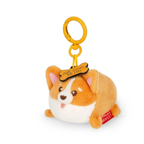 LEGAMI KEY RING SUPER SOFT PLUSH CORGI