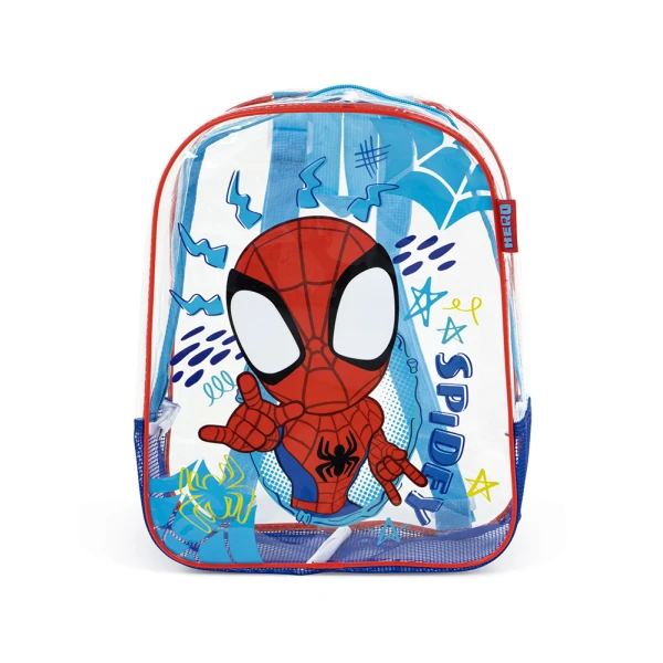 ΔΙΑΦΑΝΟ ΣΑΚΙΔΙΟ ΠΑΡΑΛΙΑΣ 31Χ25Χ23 εκ. SPIDEY