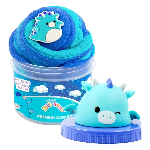 SQUISHMALLOWS ΑΡΩΜΑΤΙΚΟ CLOUD SLIME ΜΕ TOPPER ΣΕ ΒΑΖΑΚΙ W1 - TATIANA THE DRAGON