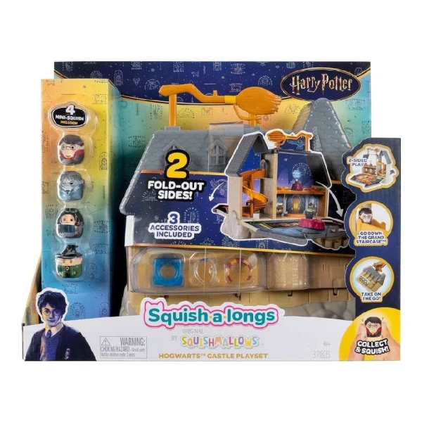SQUISH-A-LONGS HARRY POTTER ΣΕΤ ΠΑΙΧΝΙΔΙΟΥ ΚΑΣΤΡΟ HOGWARTS