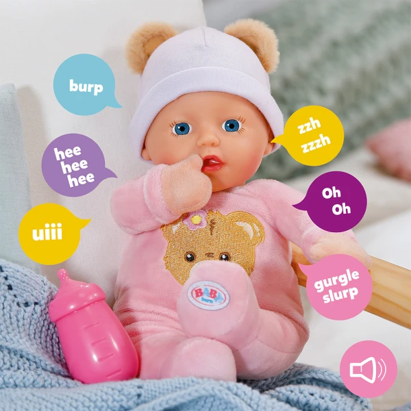 ZAPF CREATION BABY BORN ΔΙΑΔΡΑΣΤΙΚΗ ΚΟΥΚΛΑ ROSIE 30 cm ΜΕ ΗΧΟΥΣ