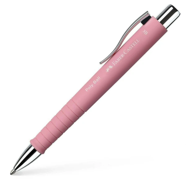 FABER-CASTELL ΣΤΥΛΟ POLY XB ΡΟΖΕ