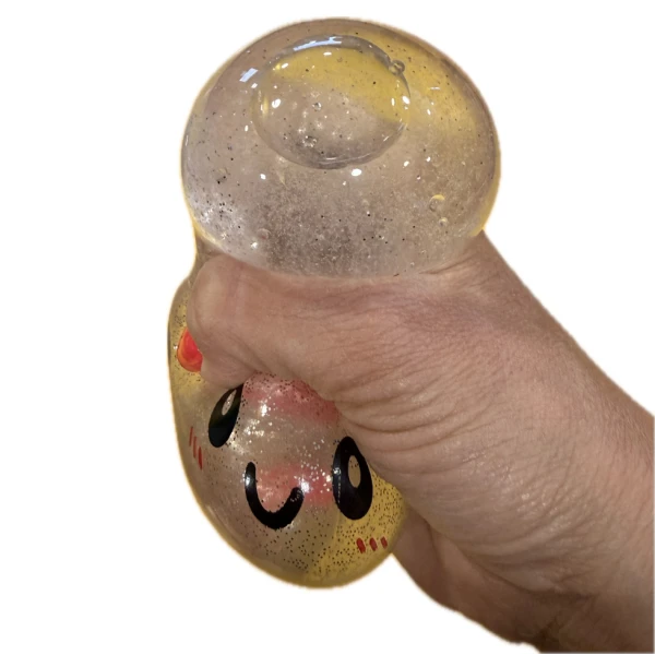 DUMPLINGS SQUISHY GLITTER SMILE 8.5 cm - 4 COLORS
