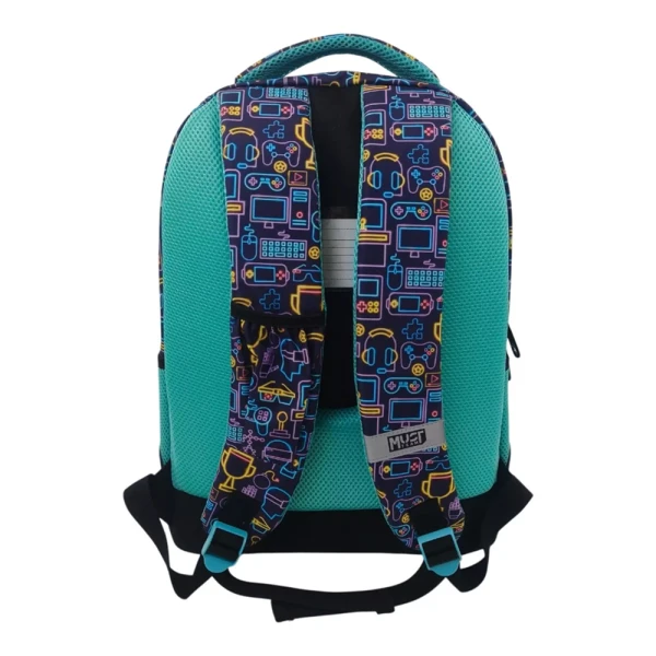 MUST TEAM SCHOOL BACKPACK 32X18X43 cm WITH 3 CASES ANIME BOY
