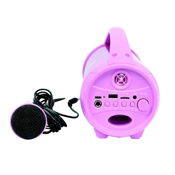 LEXIBOOK ΠΑΙΔΙΚΟ ΗΧΕΙΟ ANGEL BLUETOOTH ΜΕ ΦΩΣ ΚΑΙ ΜΙΚΡΟΦΩΝΟ ΚΑΡΑΟΚΕ