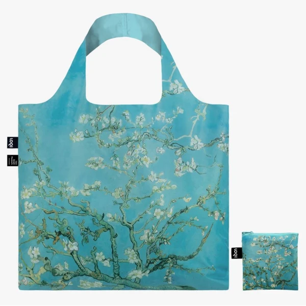 LOQI RECYCLED TOTE BAG - VINCENT VAN GOGH ALMOND BLOSSOM