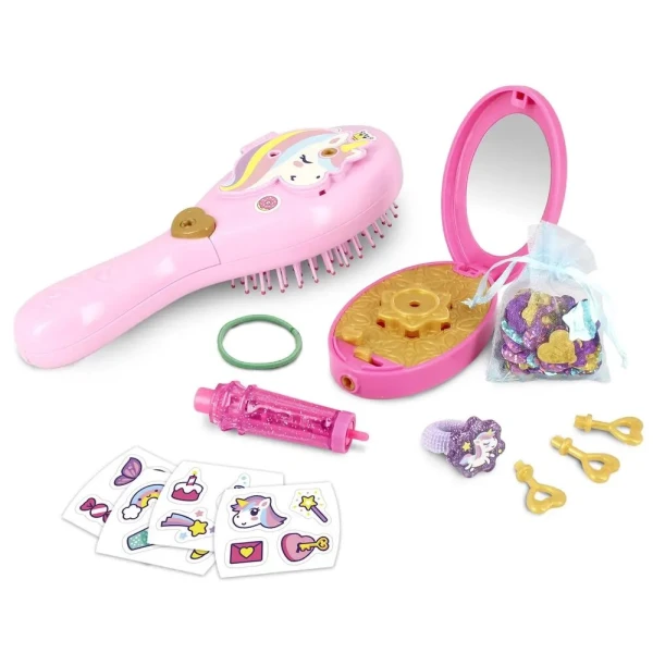 FUNLOCKETS ΜΥΣΤΙΚΗ ΒΟΥΡΤΣΑ ΜΑΛΛΙΩΝ ΜΕ GLITTER