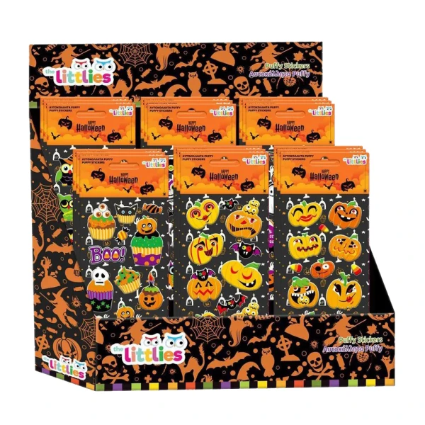 THE LITTLIES HALLOWEEN ΑΥΤΟΚΟΛΛΗΤΑ PUFFY 10X22εκ. - ΔΙΑΦΟΡΑ ΣΧΕΔΙΑ
